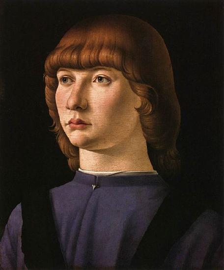 Jacometto Veneziano Portrait of a boy oil painting image